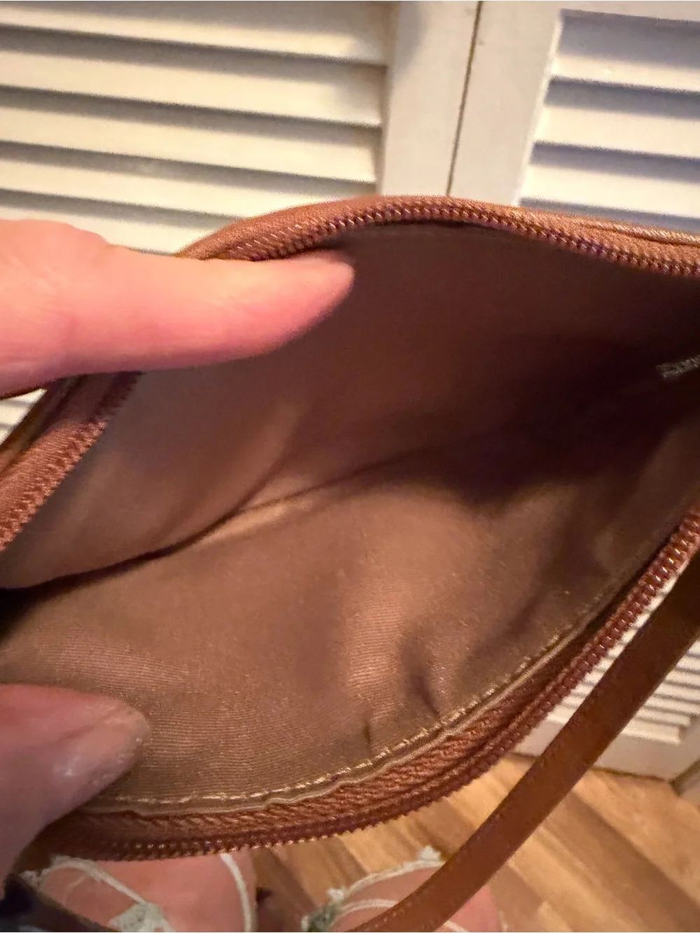 Coach y2k Shoulder Bag in Beige and Tan
